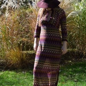 Free People  bold maxi dress,